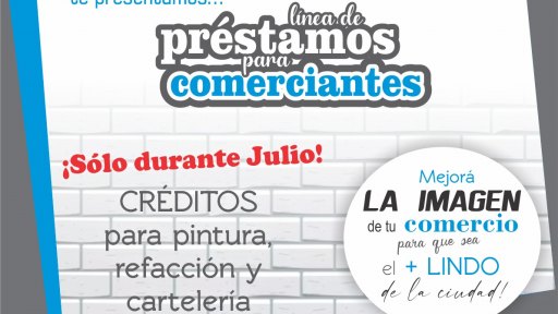 MUTUAL CAT y la línea de créditos para mejorar cartelería y frente de comercios